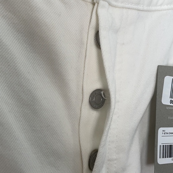 Everlane The High Rise Cheeky Straight Jean White 33 - Picture 4 of 11